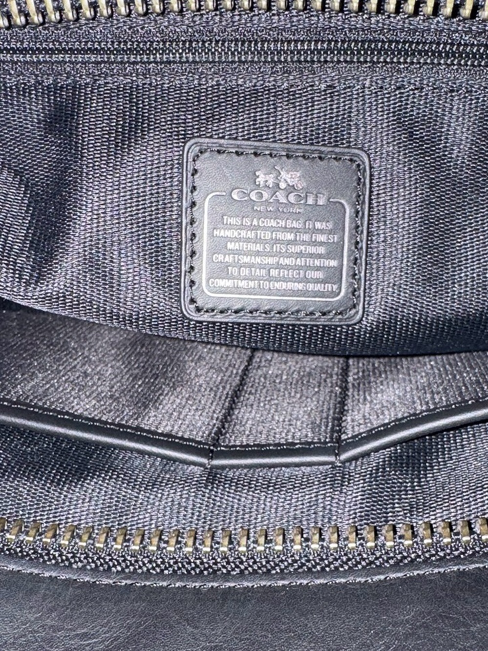 Coach Swagger Satchel Colorblock Mahogany & Ginger Pebbled Leather - Picture 12 of 13